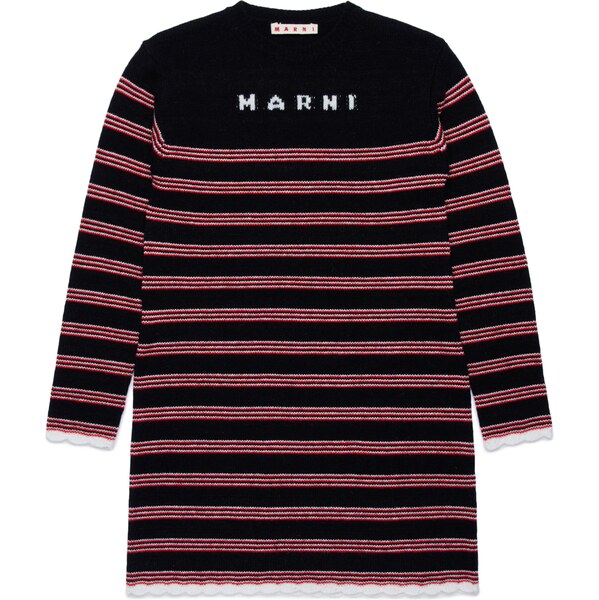 Marni Šaty červená / čierna / biela 63153786