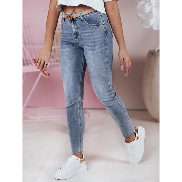 BASIC Modré dámske úzke džínsové nohavice FITTREND UY2387 61959004