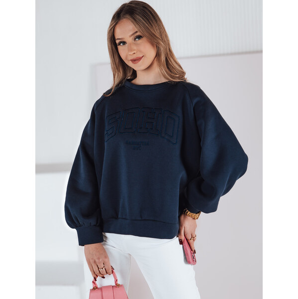 BASIC Dámska tmavomodrá mikina s nápisom COSYONE BY1350 61959002