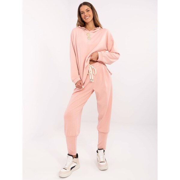 Italy Moda Trousers-MI-SP-61700.80P-Peach 64668967