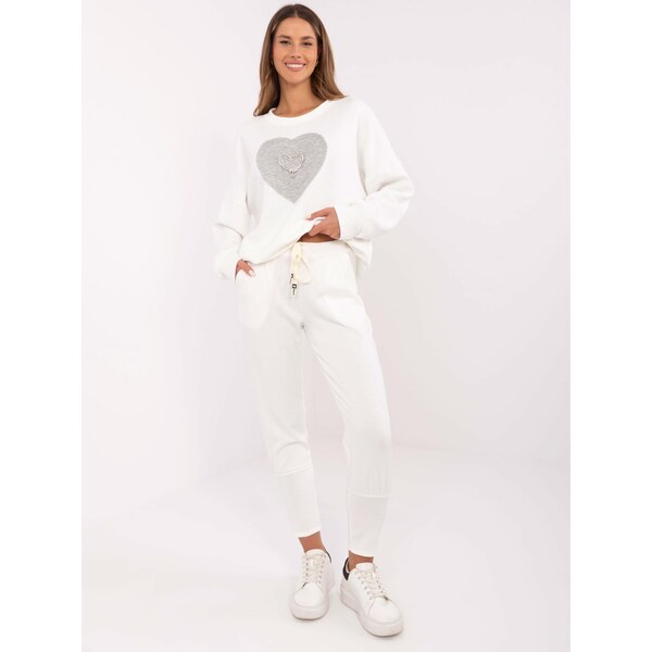 Italy Moda Trousers-DHJ-SP-9283.83P-ecru 64668963