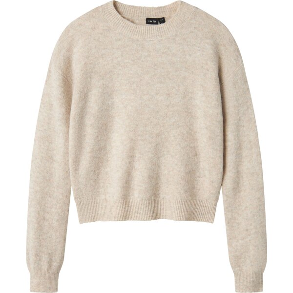 LMTD Sveter NLFLODET béžová melírovaná 61963874