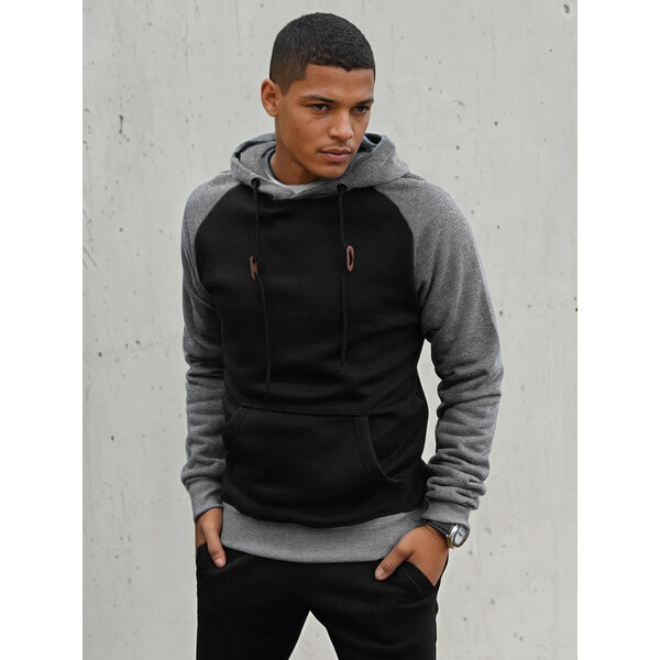 Pánska mikina s kapucňou Farba čierna DSTREET BX5488 65597340