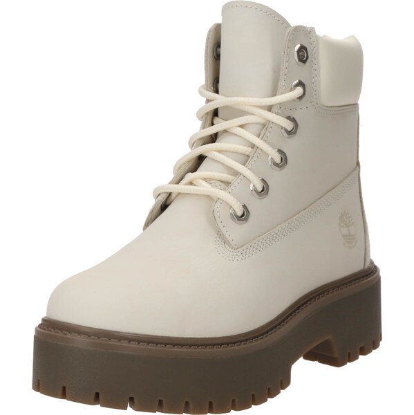 TIMBERLAND Šnurovacie členkové čižmy prírodná biela 61975331