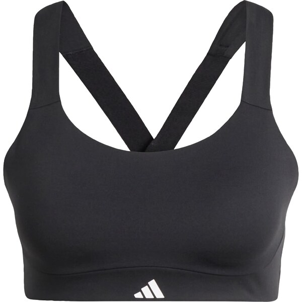 ADIDAS PERFORMANCE Športová podprsenka Impact Luxe čierna / biela 62908420