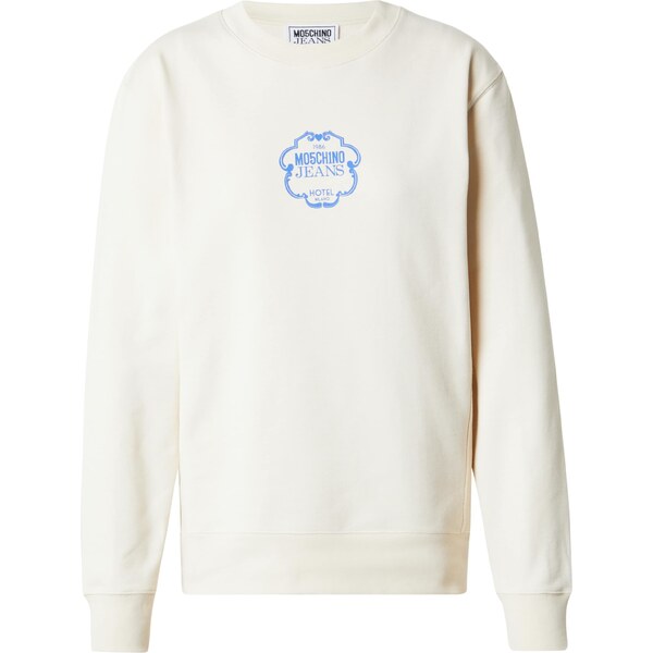 Moschino Jeans Mikina slonová kosť / kráľovská modrá 63157314