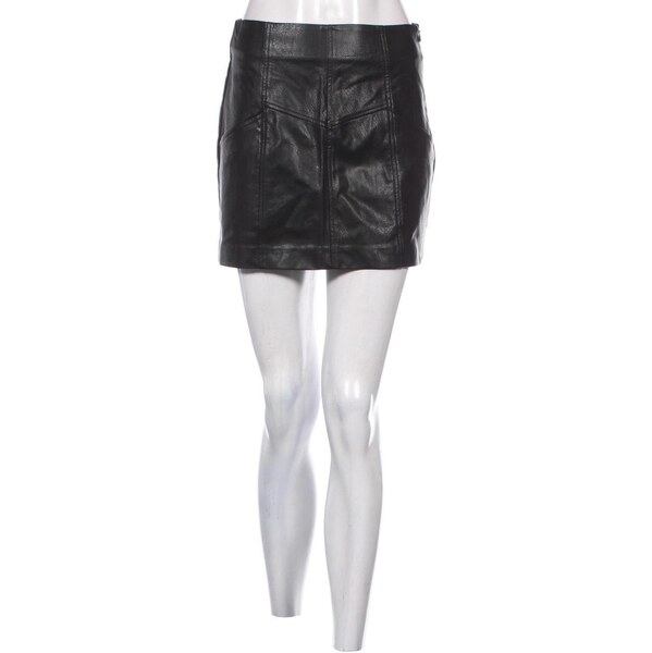 Kožená sukňa Stradivarius 61976521