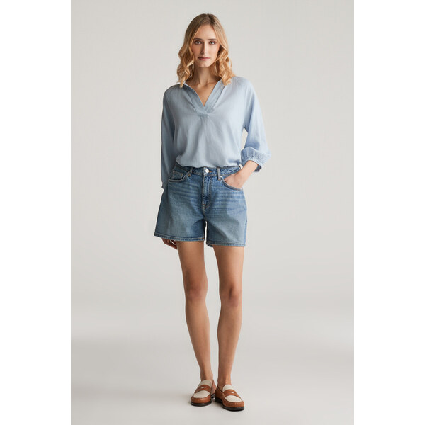 ŠORTKY GANT REG DENIM SHORTS MID BLUE BROKEN IN 61979783