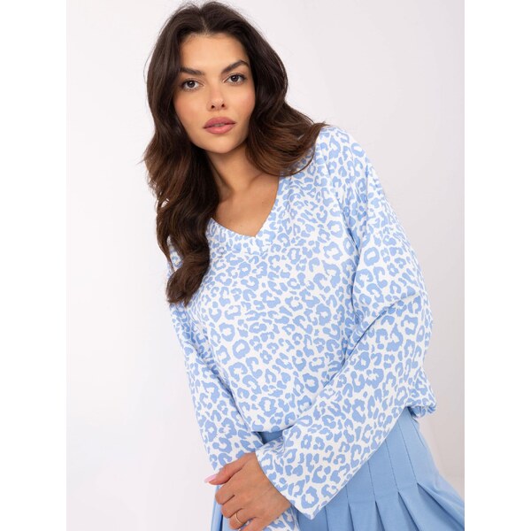 Italy Moda Blouse-MI-BZ-391739.34-white-blue 64669026
