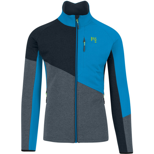 Karpos Federa Mikina Na Zips Dark Slate/Black/Diva Blue 61980127