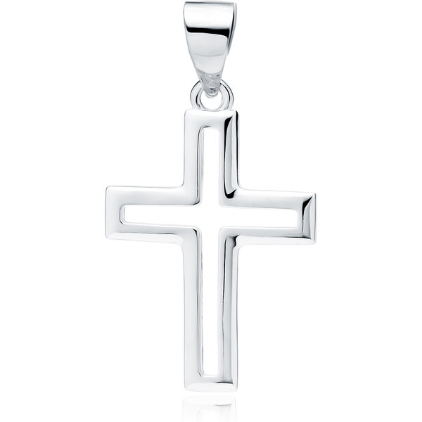 Olivie Stříbrný přívěsek KŘÍŽEK 9404 64818303