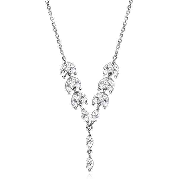 Olivie Strieborný svadobný náhrdelník 9405 62537637