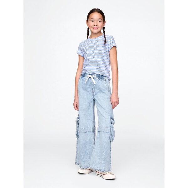 GAP Dievčenské džínsy Baggy Cargo UltraSoft 738626-00 66266099
