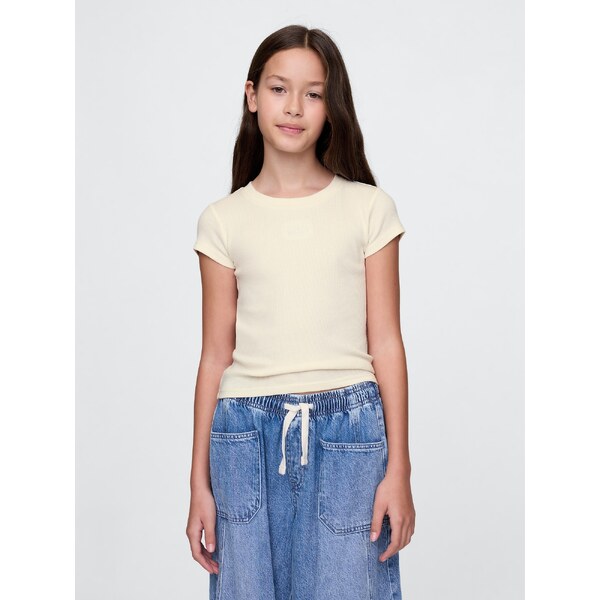 GAP Childrens ribbed T-shirt - Girls 64669326