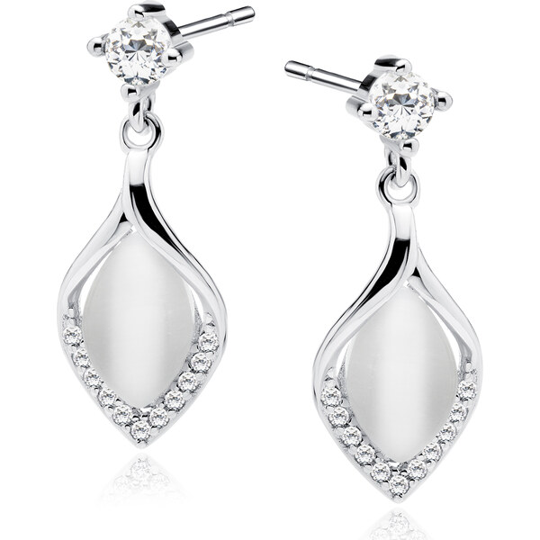 Olivie Svatební stříbrné náušnice 9413 65048816