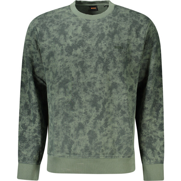 HUGO BOSS zelená mikina bez kapucne 64707637