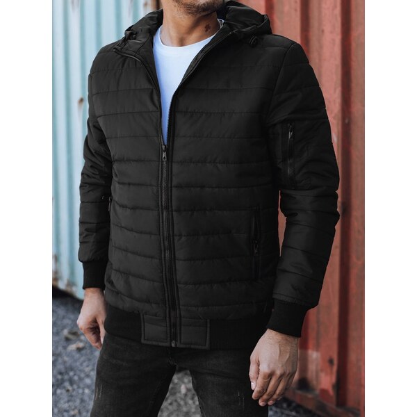 Dstreet Prešívaná čierna prechodná bunda 61987391