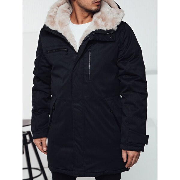 Dstreet Modrá zimná pánska parka 65638723