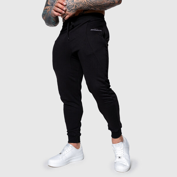 Pánske športové tepláky Iron Aesthetics Flexi, čierne 62857510