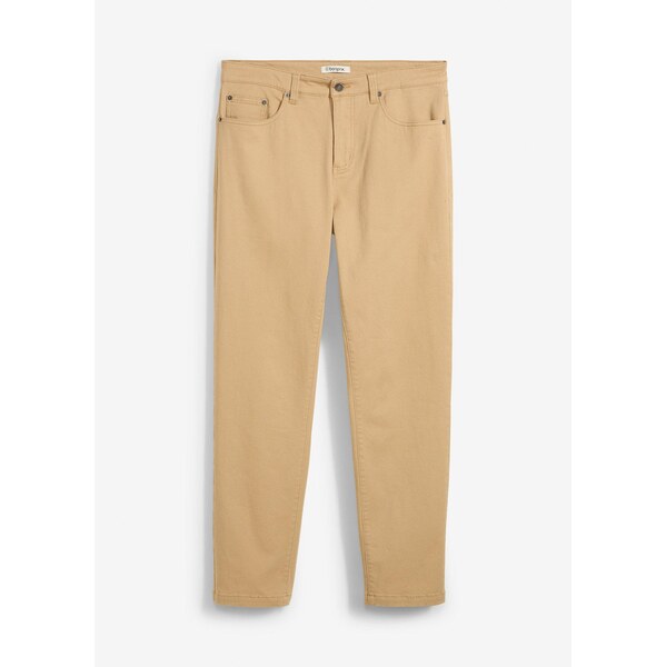 bonprix Strečové nohavice Classic Fit Straight, farba béžová 44815143