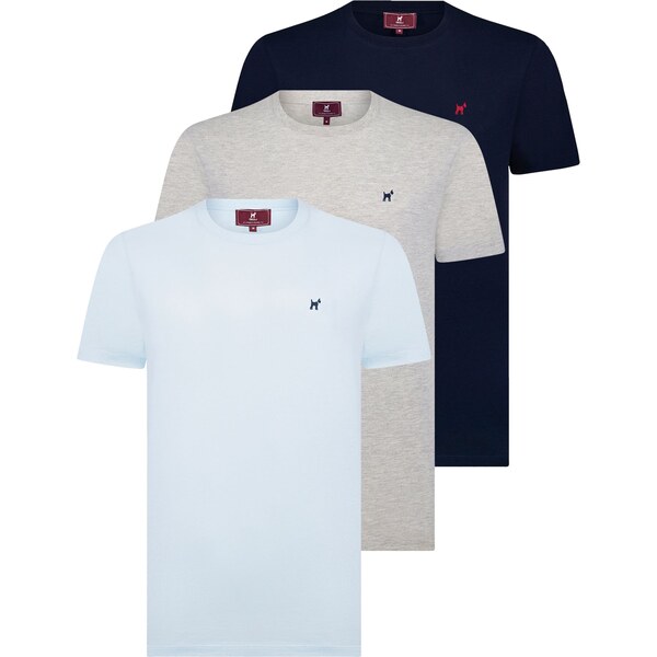 Williot Tričko námornícka modrá / svetlomodrá / svetlosivá 62217072