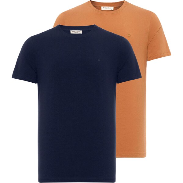 Anou Anou Tričko námornícka modrá / oranžová 62217089