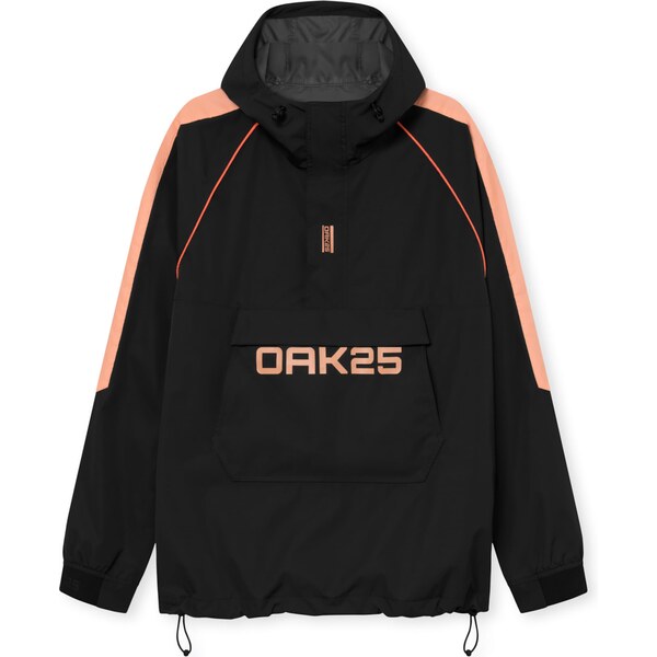 OAK25 Funkčná bunda Commute Rainbreaker oranžová / čierna 62184123