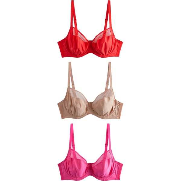 Next Podprsenka telová / ružová / červená 62224953