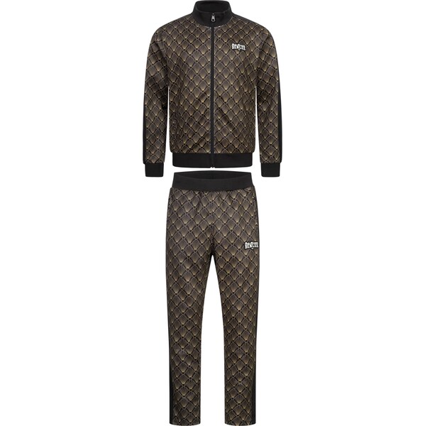 Benlee Tréningový komplet Art Deco svetlohnedá / čierna / biela 62002207