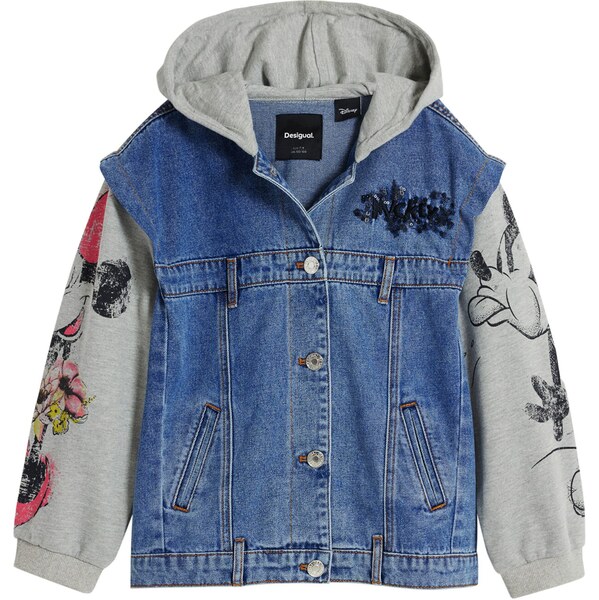 Desigual Prechodná bunda modrá / sivá 62111135