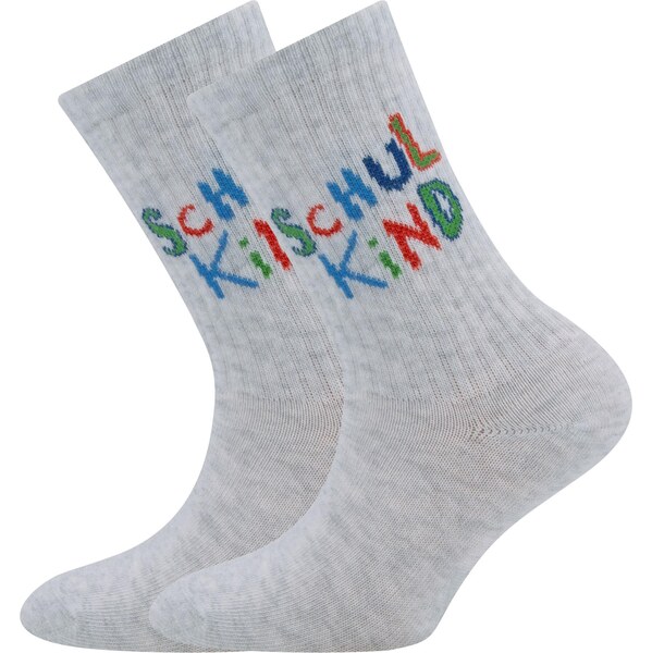 EWERS Ponožky modrá / sivá melírovaná / zelená / krvavo červená 62002381