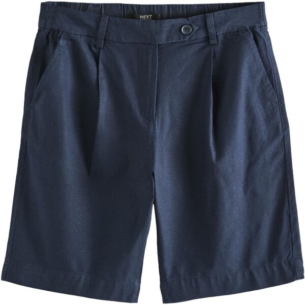 Next Plisované nohavice námornícka modrá 62541545