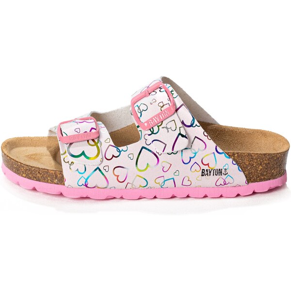 Bayton Sandále Atlas azúrová / zelená / svetloružová / šedobiela 62240304