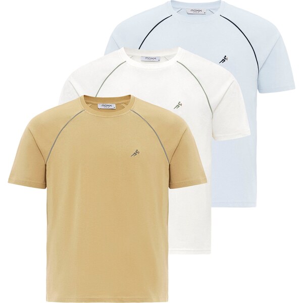 Moxx Paris Tričko modrá / žltá / čierna / biela 62052889