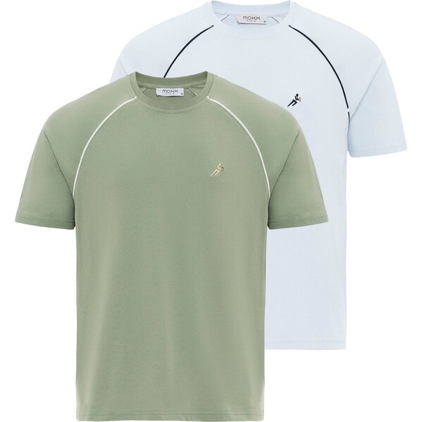 Moxx Paris Tričko svetlomodrá / zelená 62052888