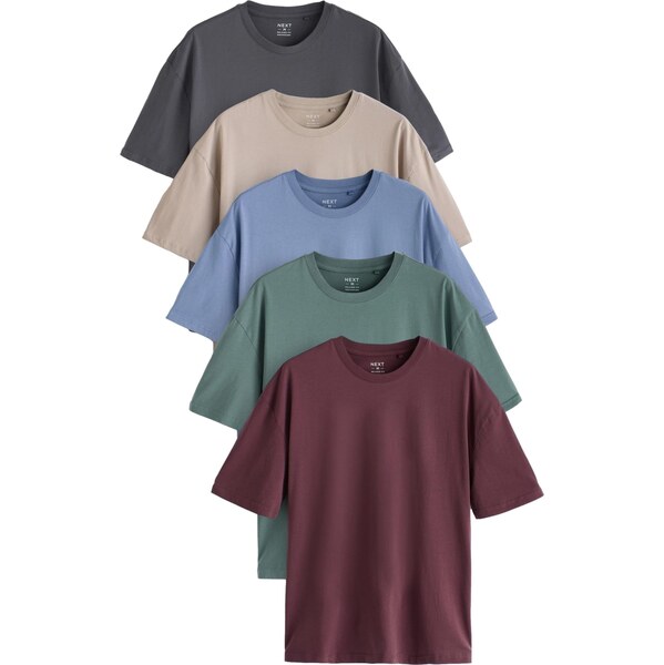 Next Tričko béžová / zafírová / antracitová / zelená 62111254