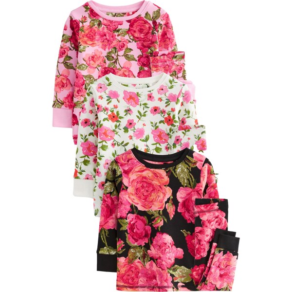 Next Pyžamo svetloružová / čierna / biela 62002856