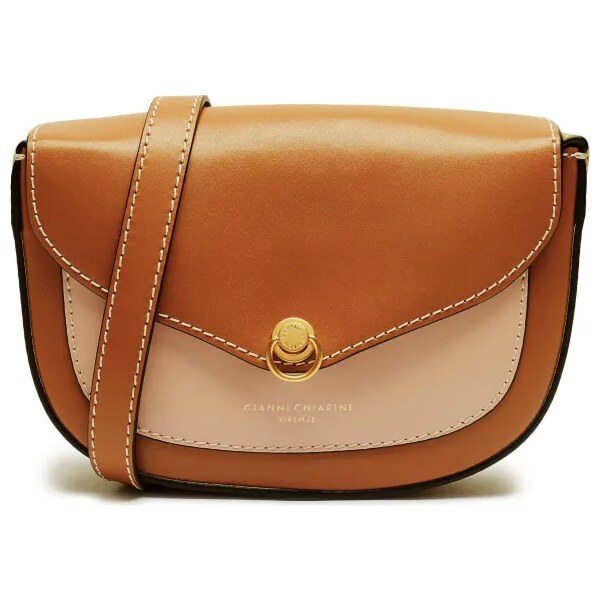 GIANNI CHIARINI Kožená crossbody kabelka ISA 61995753