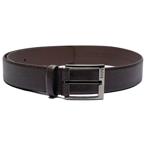 BOSS BLACK Kožený opasok Elloy-Sg_Sz35 61995741