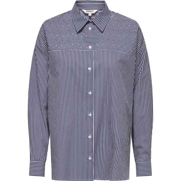 ONLY Blúzka námornícka modrá / biela 62468581