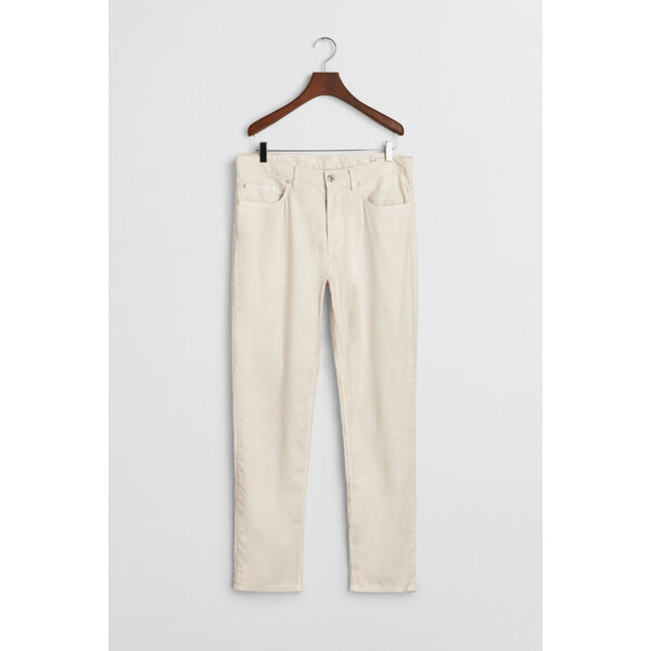 DŽÍNSY GANT SLIM COT/LINEN JEANS PUTTY 62008548