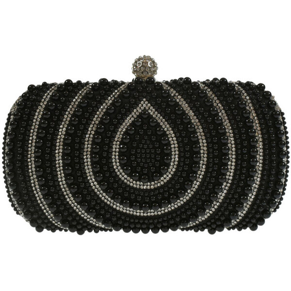 JOHN-C Čierna luxusná spoločenská kabelka LOREN 62008498