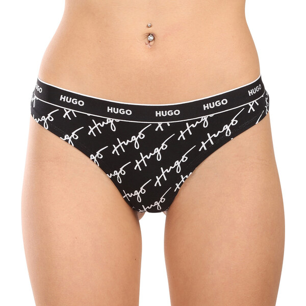 3PACK dámske tangá HUGO viacferbná (50495870 997) 62012418