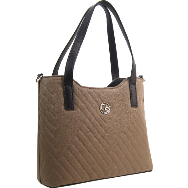 Latté hnedá dámska kabelka S576 GROSSO 60985283