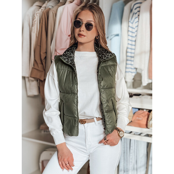 BASIC Tmavozelená dámska obojstranná vesta CHIPUFF TY4824 62022198