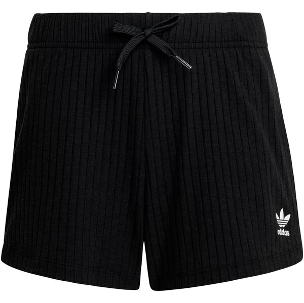 ADIDAS ORIGINALS Nohavice Ribbed Shorts čierna / biela 62024000