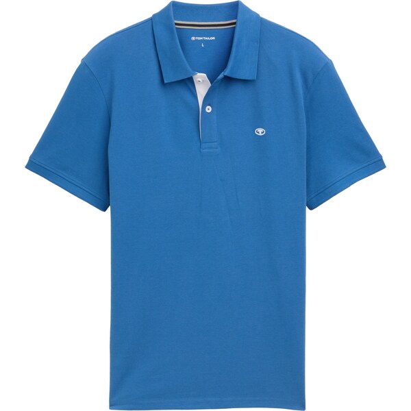 TOM TAILOR Tričko kráľovská modrá / biela 62024298