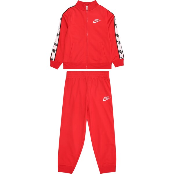 Nike Sportswear Joggingová súprava jasne červená / čierna / biela 62025644