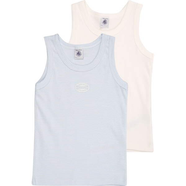 PETIT BATEAU Tielko svetlomodrá / biela ako vlna 66858017