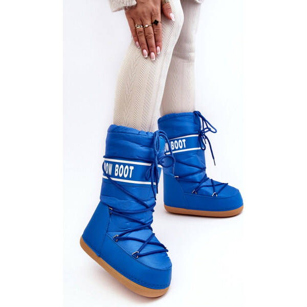 SWEET SHOES Snehové topánky model 188646 blue - Krok vo veľkom štýle 62023598